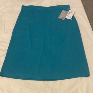 Misook Teal Skirt